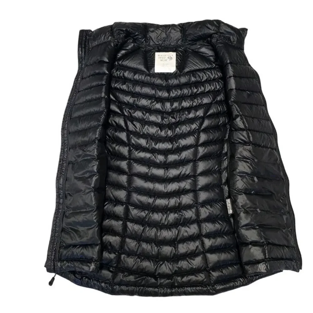 Mountain Hardwear Womens Ghost Whisperer Down Vest Size S Black Puffer Packable